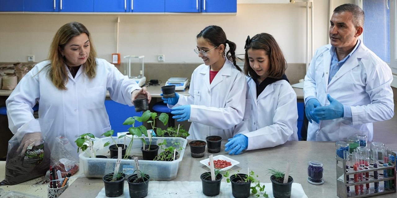 Öğrenciler "Yeşil Vatan" İçin En Hızlı Filizlenen Tohum Topunu Araştırdı