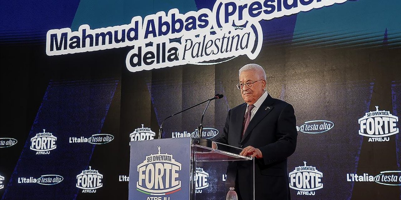 Filistin Devlet Başkanı Abbas'tan İtalya'ya "Filistin Devleti'ni Tanıyın" Çağrısı
