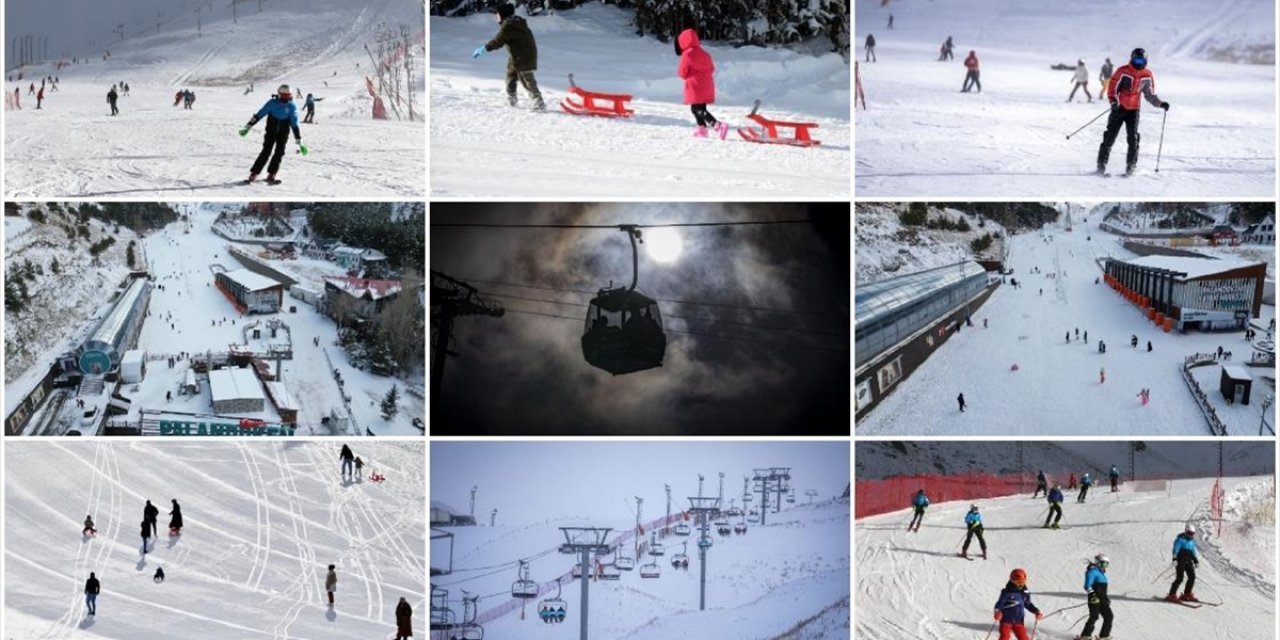 Palandöken ve Sarıkamış Kayak Merkezlerindeki Bazı Pistlerde Kayak Yapılmaya Başlandı