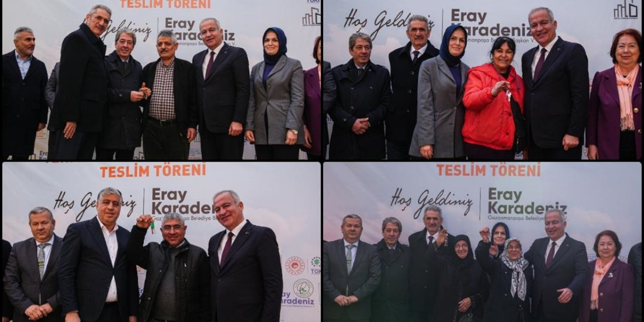 Gaziosmanpaşa'da Kentsel Dönüşümü Tamamlanan Konutlar Hak Sahiplerine Teslim Edildi