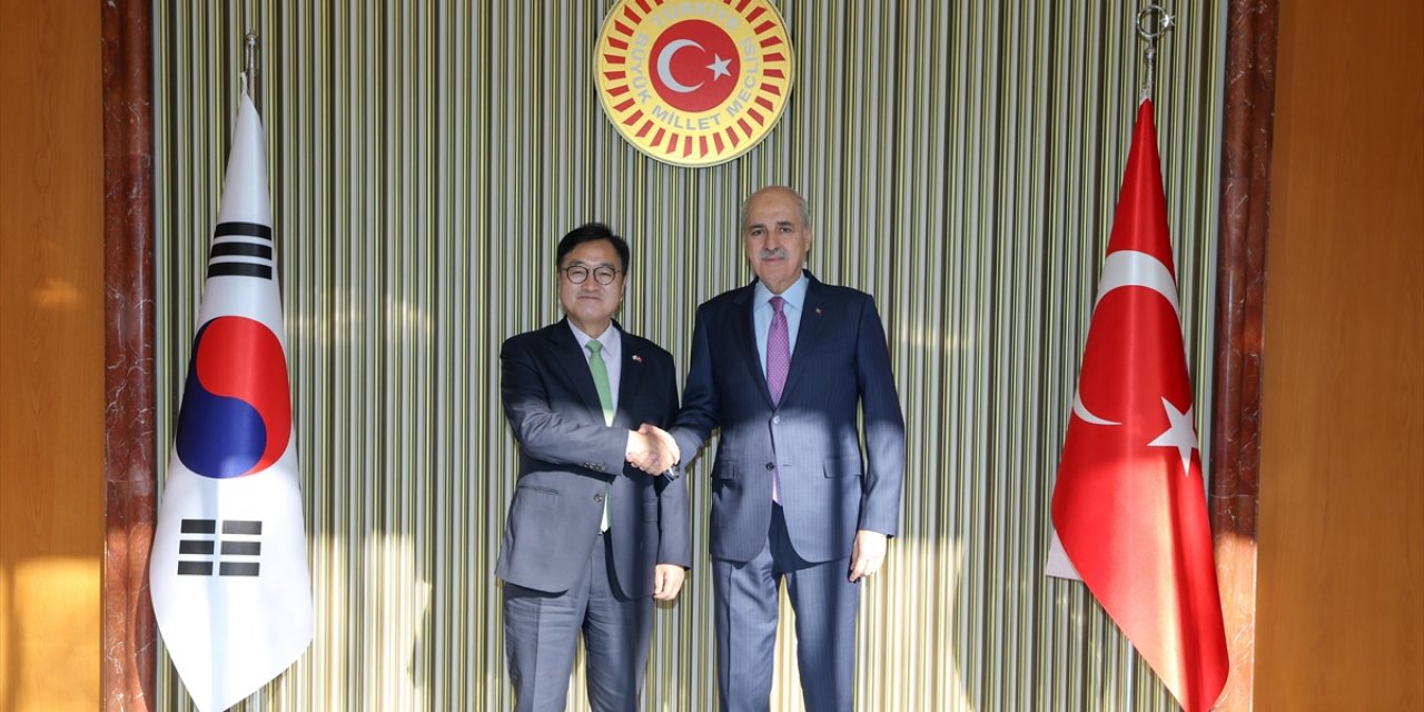 TBMM Başkanı Kurtulmuş, Güney Kore Ulusal Meclisi Başkanı Woo Won-shik İle Meclis'te Bir Araya Geldi