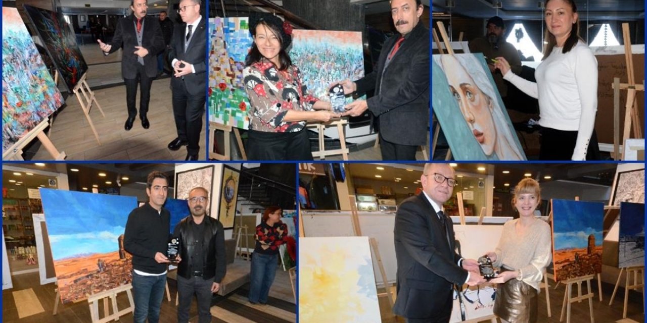 Ressamlar Kars'ın Güzelliklerini Tuvale Taşıdı