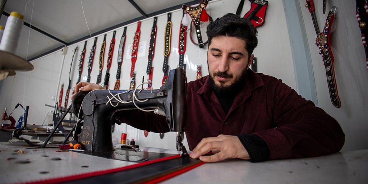 Konteynerde Ürettiği Köpek Tasmalarını 20'den Fazla Ülkeye İhraç Ediyor