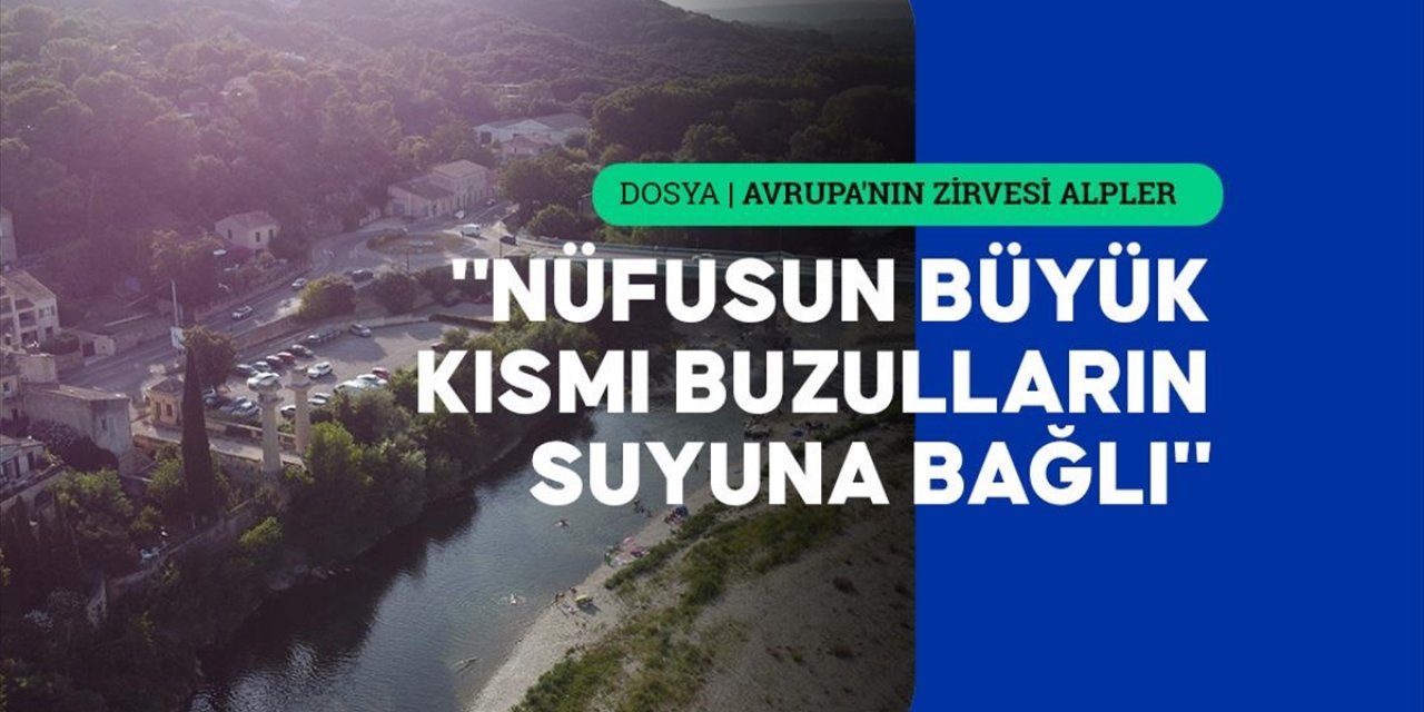 Avrupa'nın "Su Kuleleri" Olan Alpler'de Buzulların Erimesi Rhone Nehri'ni Tehlikeye Atabilir