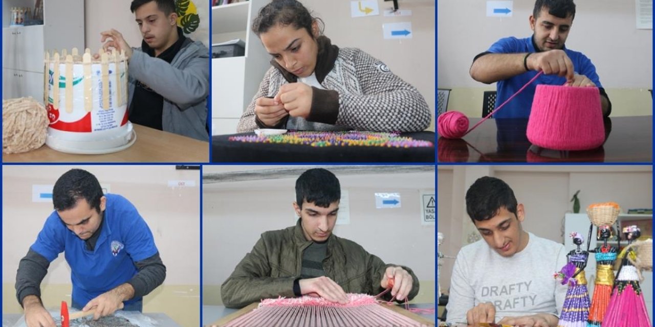 Adana'da Özel Gereksinimli Bireyler Atıkları Ekonomiye Kazandırarak Gelir Elde Ediyor