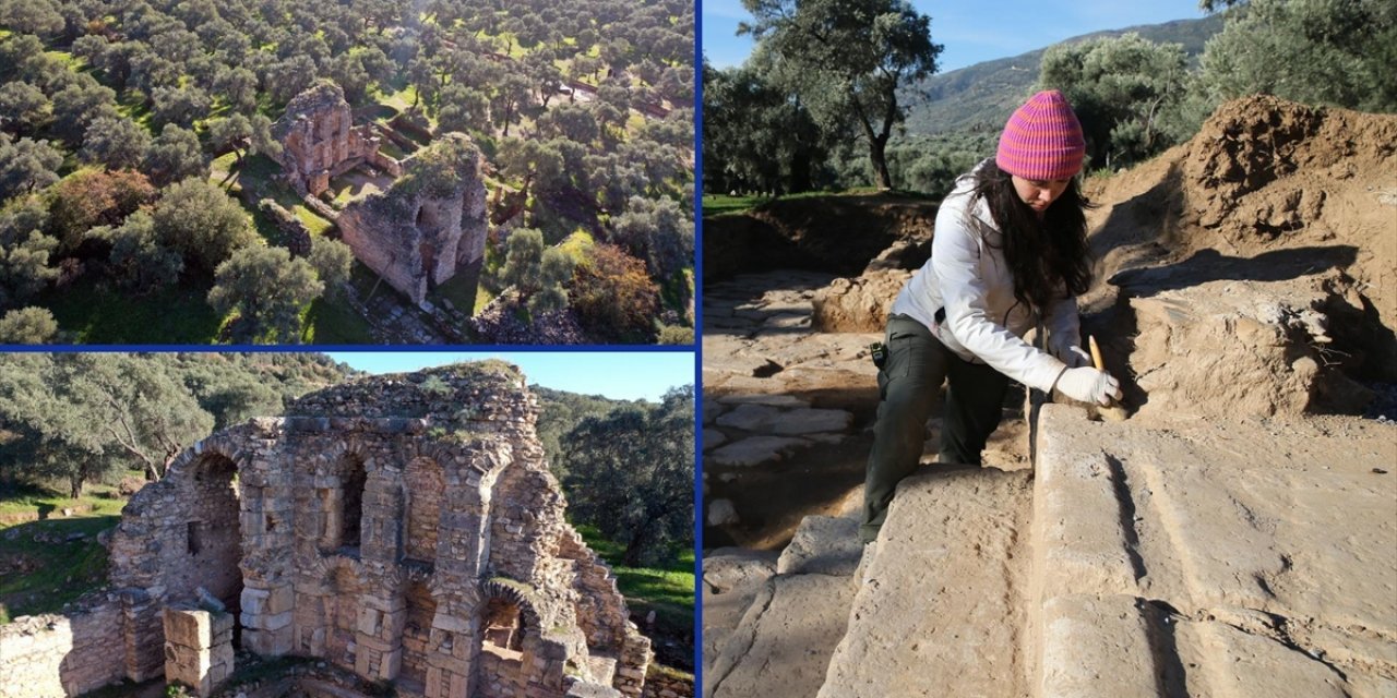 Nysa Antik Kenti'nde Kütüphaneye Ulaşılmasını Sağlayan 1800 Yıllık Merdiven Ortaya Çıkarıldı
