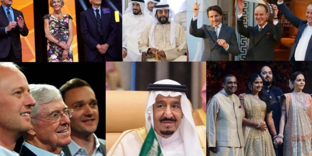 Zirvedeki Servet Dudak Uçuklattı: Dünyanın En Zengin 10 Ailesi