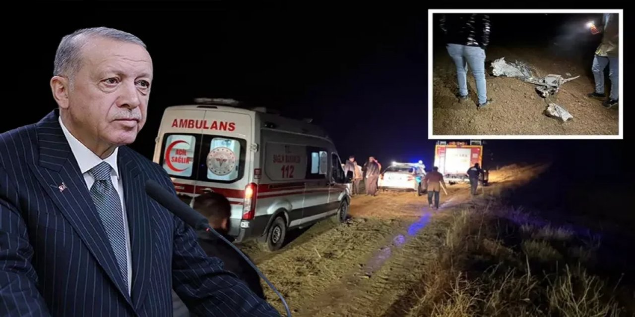 Erdoğan’dan Ankara’da Düşen Uçak Hakkında İlk Sözler