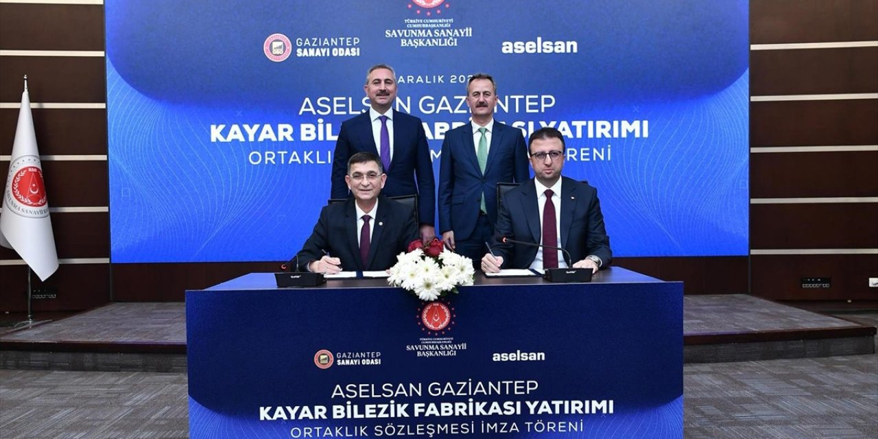 Aselsan Gaziantep Kayar Bilezik Fabrikası İçin İmzalar Atıldı