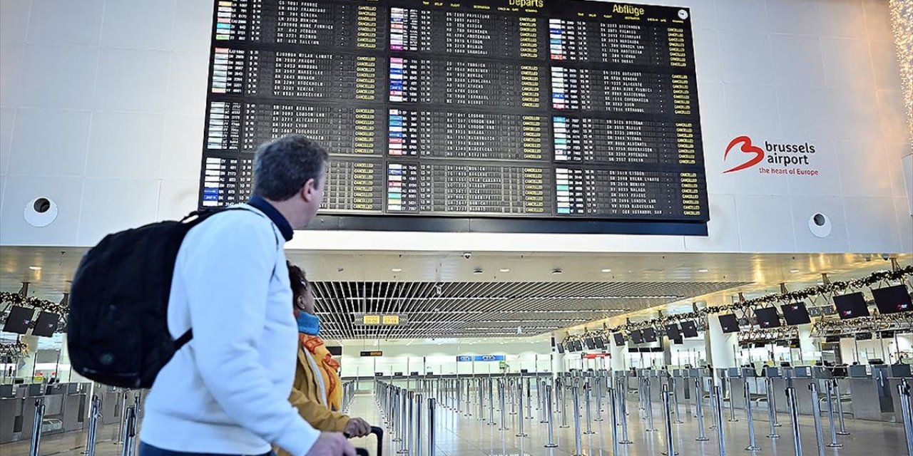 Brüksel Havalimanı'nda Bu Yıl Grev Nedeniyle 2 Bin 395 Uçuş İptal Edildi