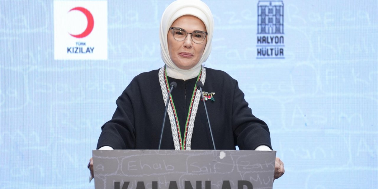 Emine Erdoğan'dan "Kalanlar" Filistin Sergisi'ne İlişkin Paylaşım