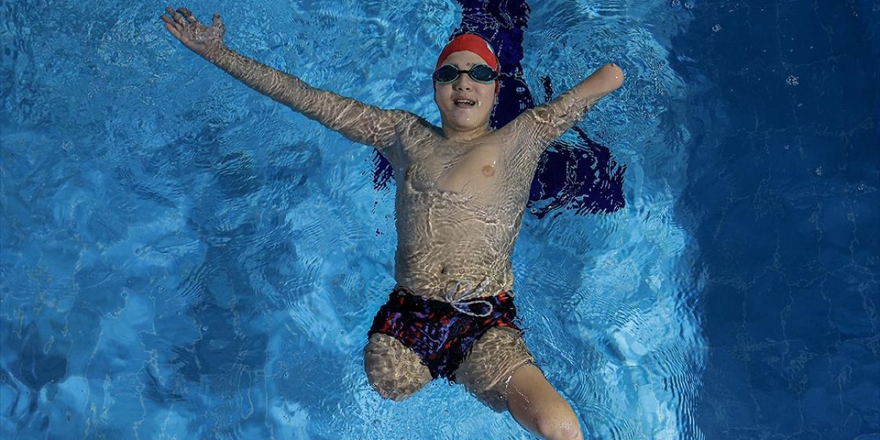 Para Yüzücü 11 Yaşındaki Muhammed Ali'nin Milli Takım Hayali