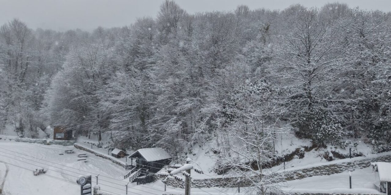 Samanlı Dağları'ndaki Kış Manzaraları Havadan Görüntülendi