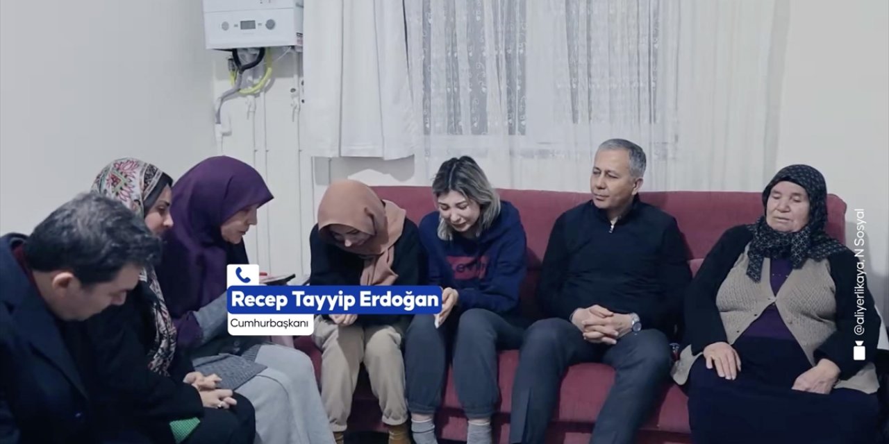 Cumhurbaşkanı Erdoğan, Şehit Polis Memuru Koçyiğit'in Ailesine Başsağlığı Diledi