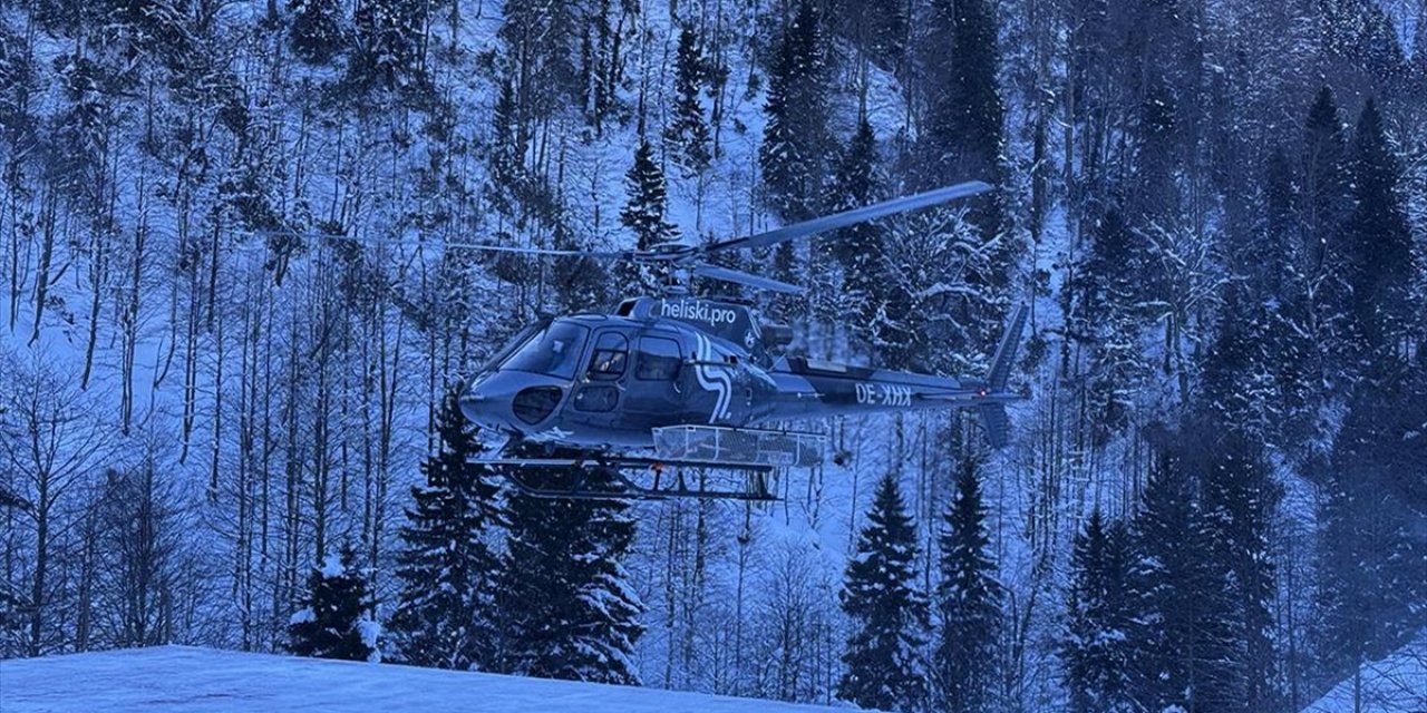 Kaçkar Dağları'nda "Heliski" Heyecanı Başladı