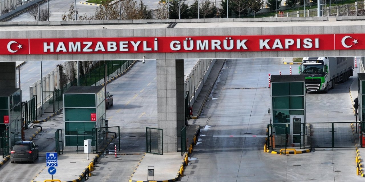 Hamzabeyli Tır Geçişinde Kapıkule'nin İhracat Yükünü Paylaştı