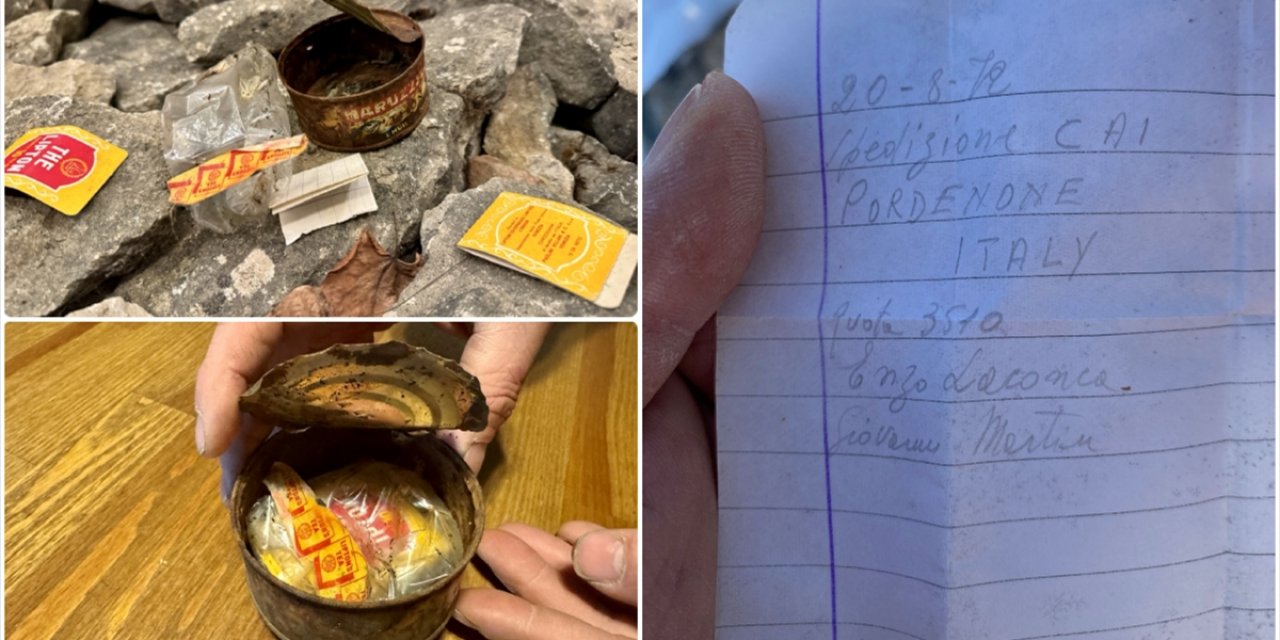 İtalyan Dağcıların Kaçkar Dağları'nın Zirvesine Bıraktığı Not 54 Yıl Sonra Bulundu