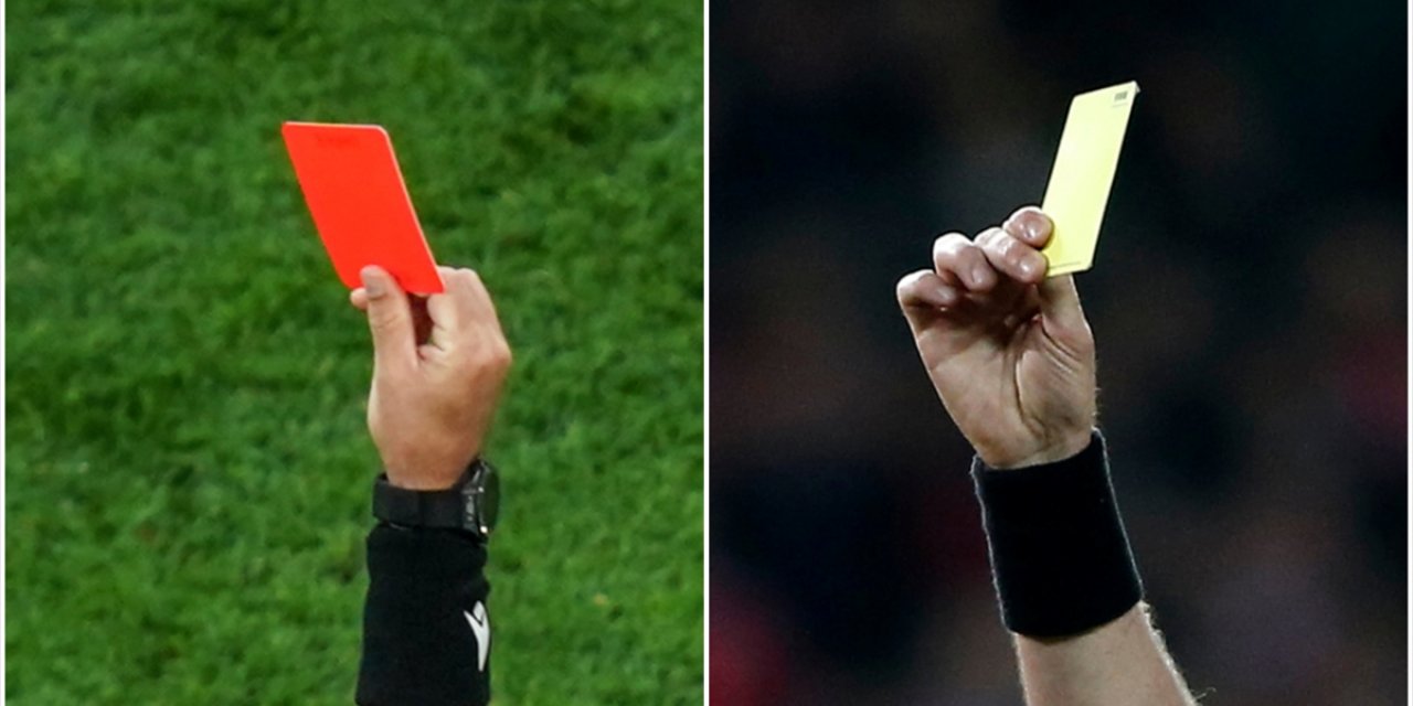 Derbide Kartlar Havada Uçuşuyor