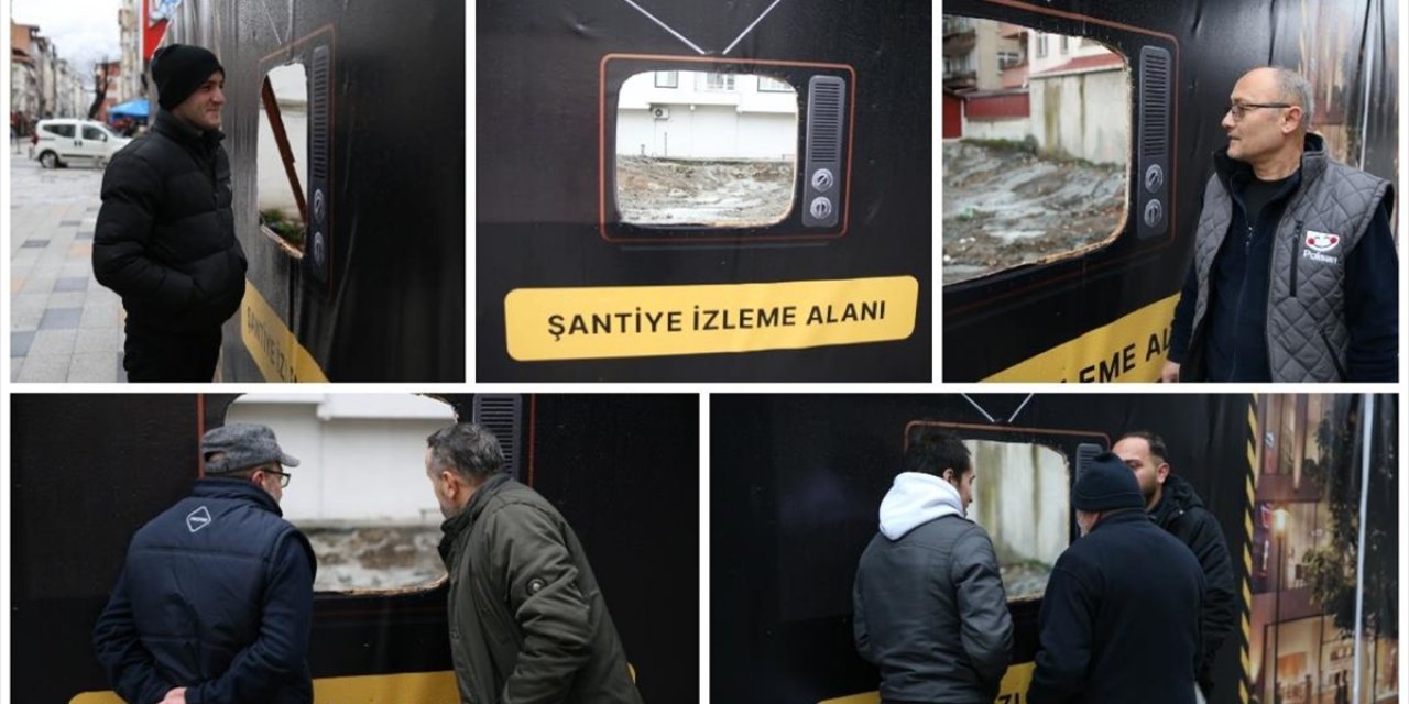 Ordu'da Meraklıları İçin "Şantiye İzleme Alanı" Oluşturuldu