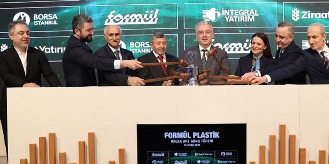Borsa İstanbul'da Gong, Formül Plastik ve Metal Sanayi Aş İçin Çaldı