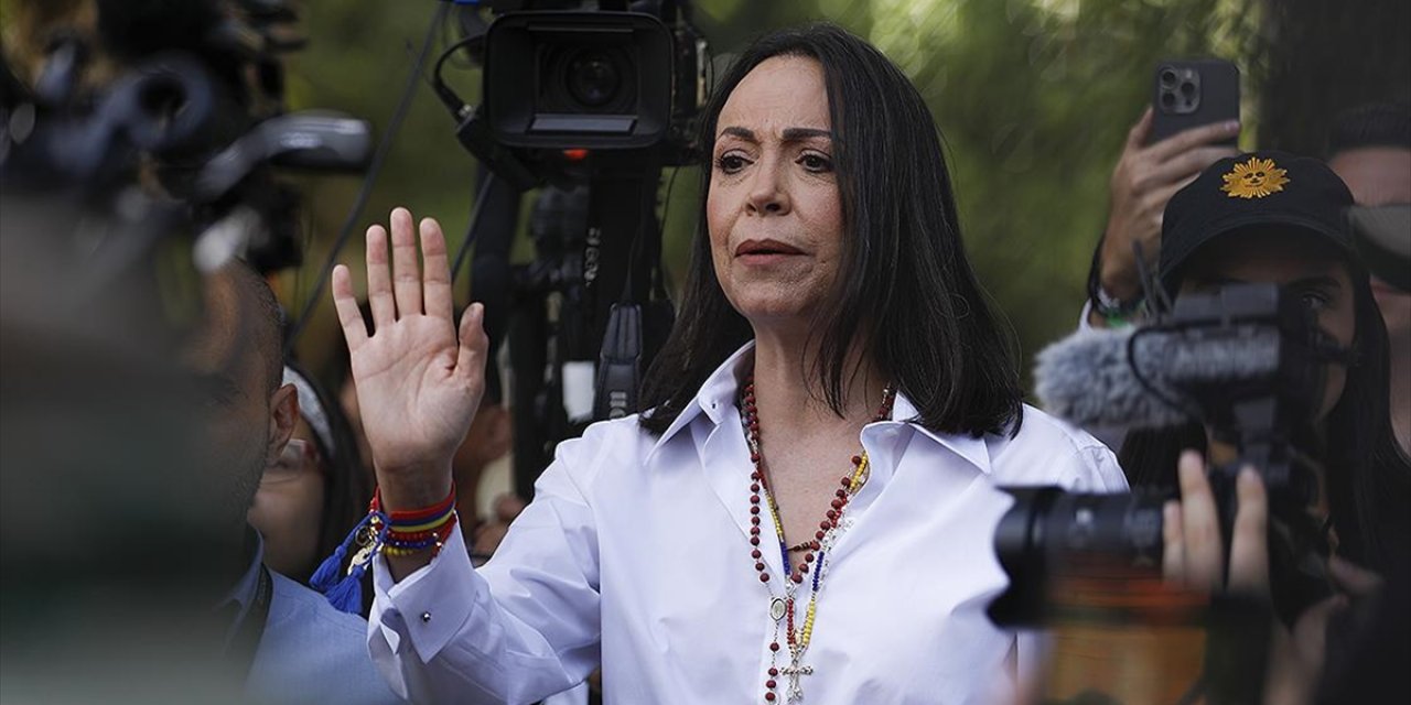 ABD Başkanı Trump, Venezuelalı Muhalif Lider Machado İle Beyaz Saray'da Bir Araya Geldi