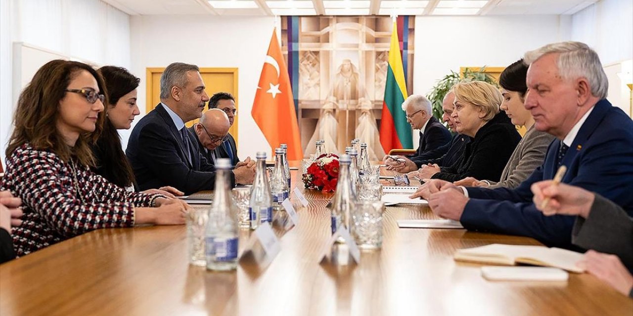 Bakan Fidan, Litvanya'da "Türkiye-Baltıklar Dışişleri Bakanları Toplantısı"na İştirak Etti