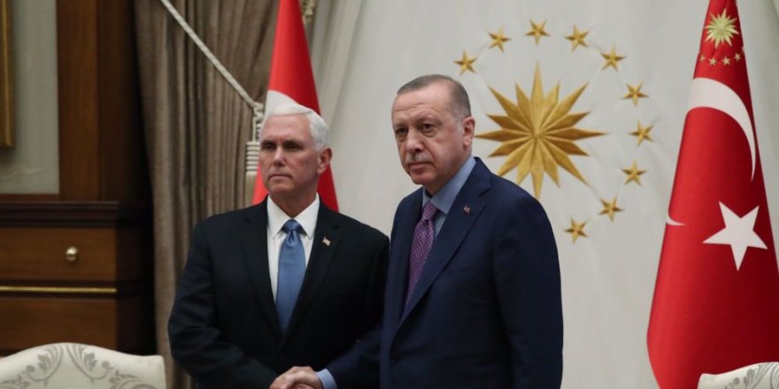 Erdoğan-Pence görüşmesi başladı