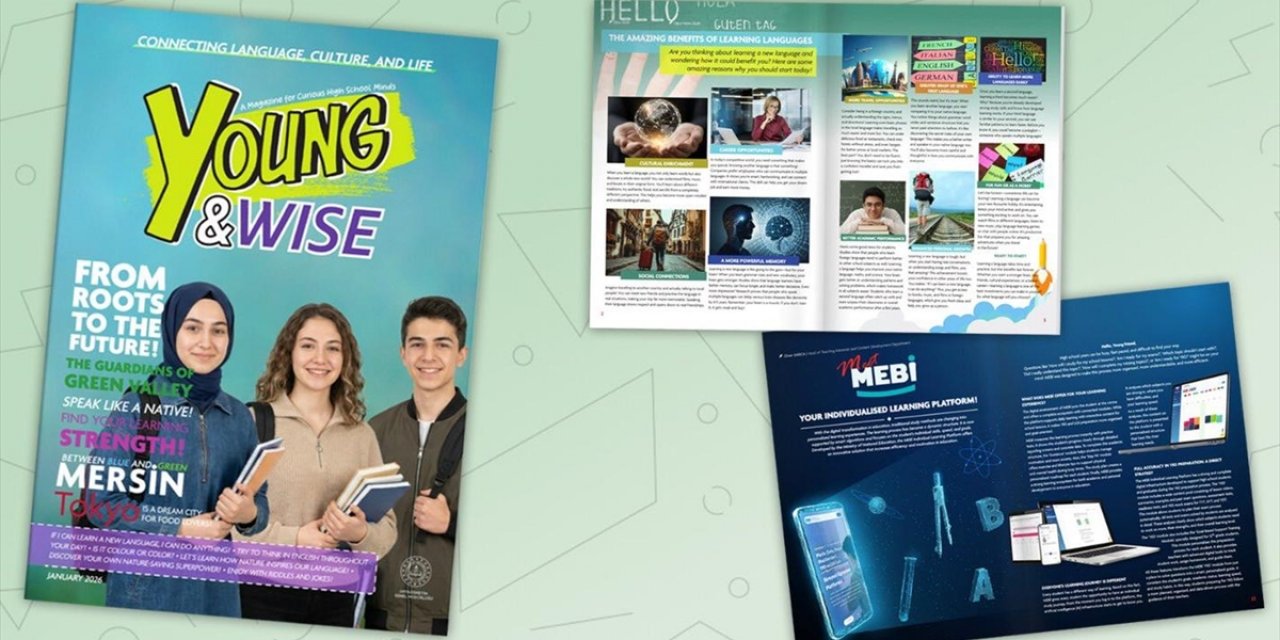 MEB'in Lise Öğrencilerine Yönelik "Young And Wise" Dergisinin İlk Sayısı Yayımlandı