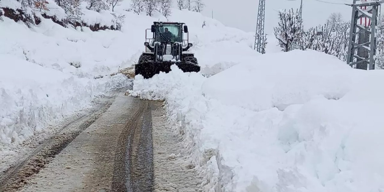 Hakkari-Şırnak Kara Yolu Düşen Çığlar Nedeniyle Ulaşıma Kapandı