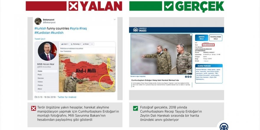 Barış Pınarı Harekatı'nı Çarpıtmak İçin Üst Üste Montaj Yaptılar