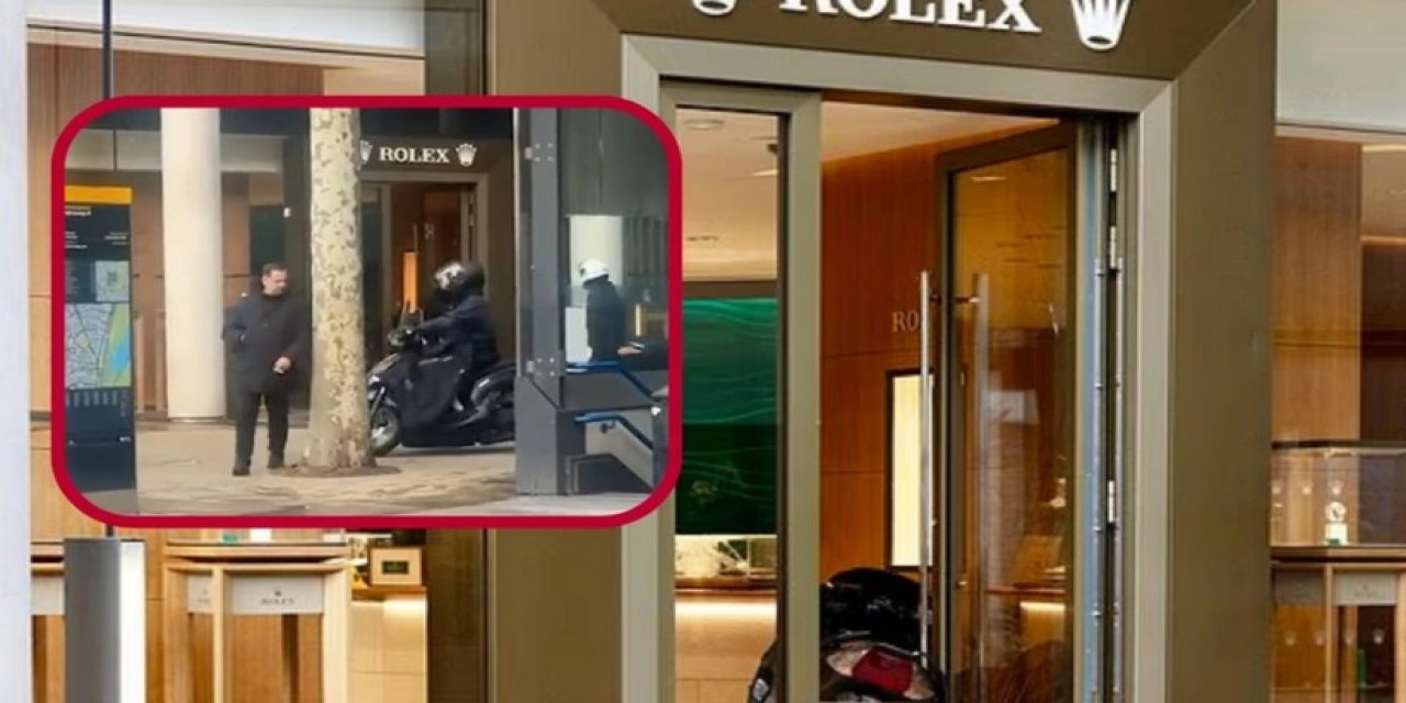 Rolex Mağazasında Motosikletli Soygun!