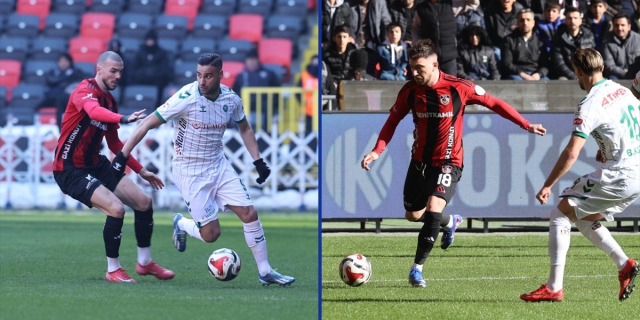 Gaziantep Fk Kendi Sahasında Konyaspor İle 1-1 Berabere Kaldı