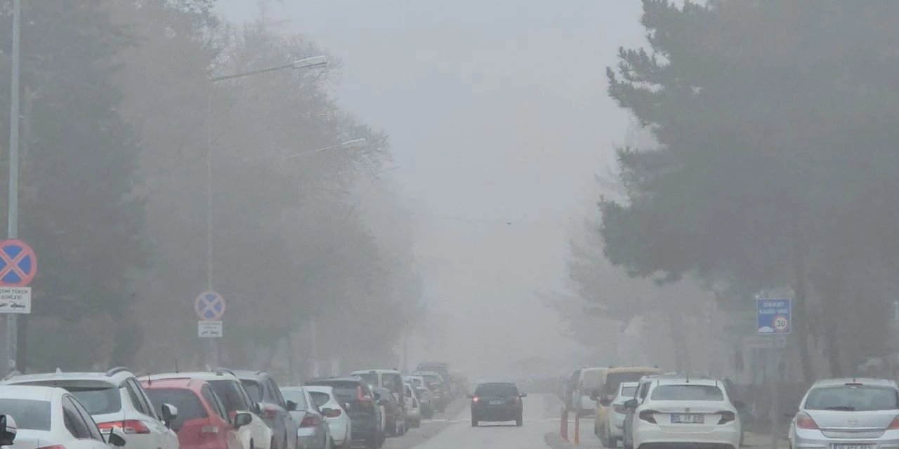 Çorum’da Sis Etkili Oldu