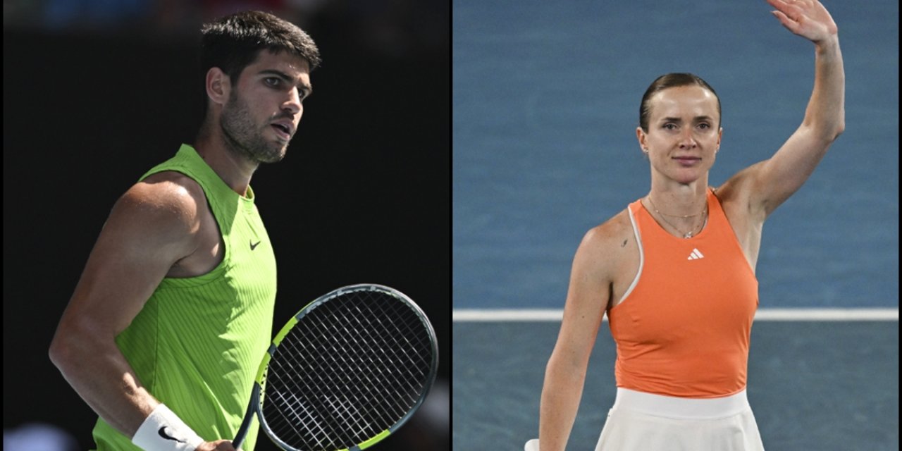 Avustralya Açık'ta Alcaraz Ve Svitolina Yarı Finale Kaldı