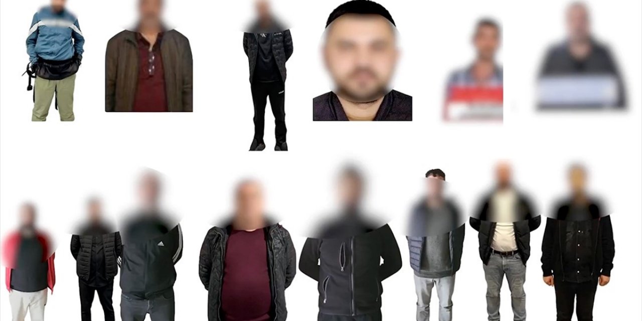 Kırmızı Bültenle Aranan 13 Şüpheli İle Ulusal Seviyede Aranan 1 Kişi Yakalandı