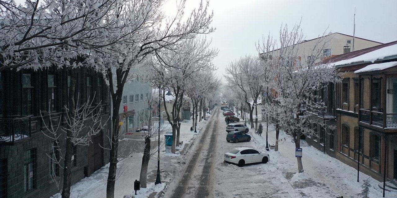 Erzurum, Ağrı, Ardahan ve Kars'ta Soğuk Hava Etkisini Sürdürüyor