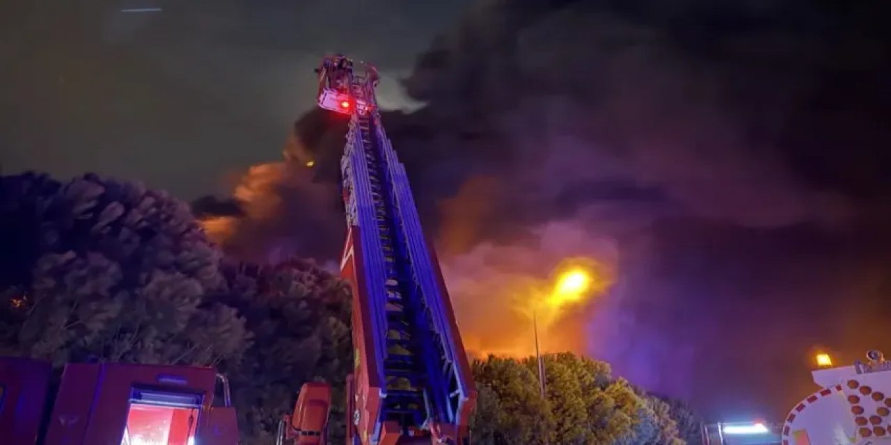 Kimyasal Kaplama Fabrikasında Yangın