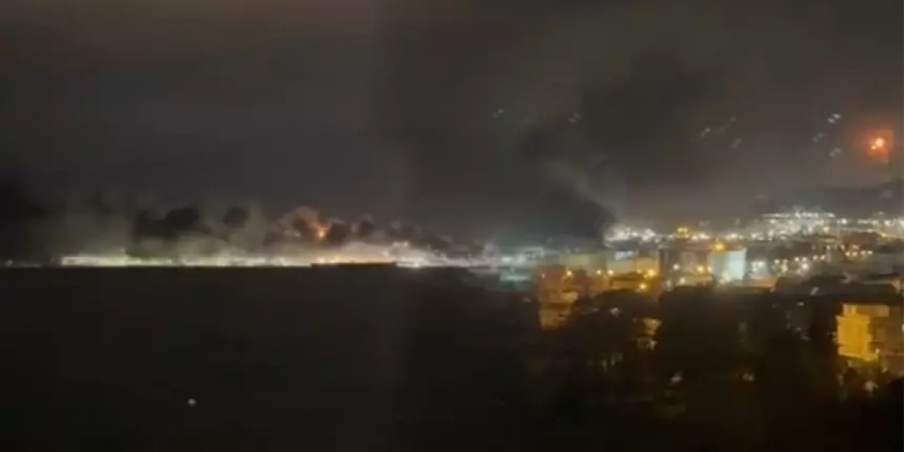 TÜPRAŞ İzmit Rafinerisinde Patlama! Gökyüzünü Duman Kapladı