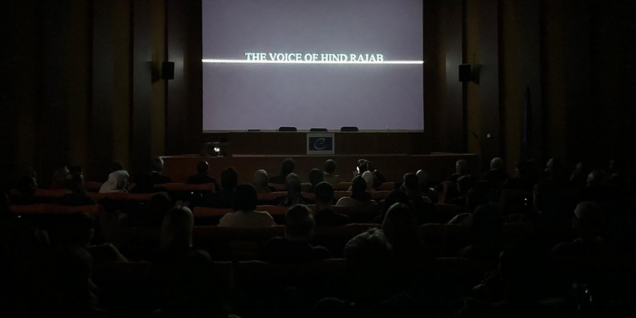 Avrupa Konseyinde "Hind Receb'in Sesi" Filminin Özel Gösterimi Yapıldı