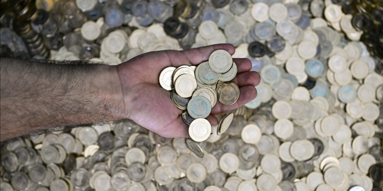 Türkiye'de Geçen Yıl 1,3 Milyar Liralık Madeni Para Cebe Girdi