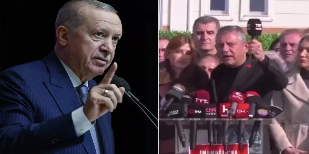 Erdoğan'dan Özel'in Bu Görüntüsüne Sert Tepki: "Utanmadan Mikrofon Tokatlıyorlar"
