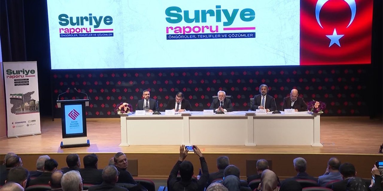 "Suriye Raporu: Öngörüler, Teklifler ve Çözümler" Başlıklı Rapor Kamuoyuyla Paylaşıldı
