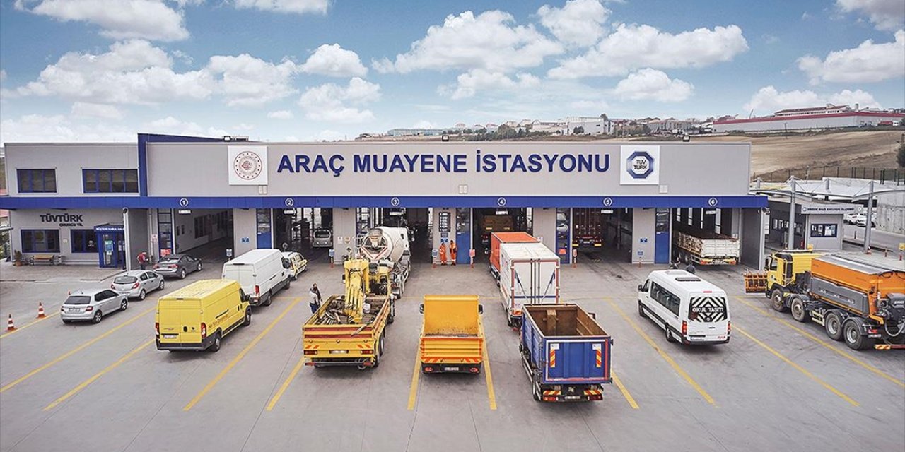 Türkiye'de Geçen Yıl Muayeneden Geçirilen Araç Sayısı 13,3 Milyonu Aştı