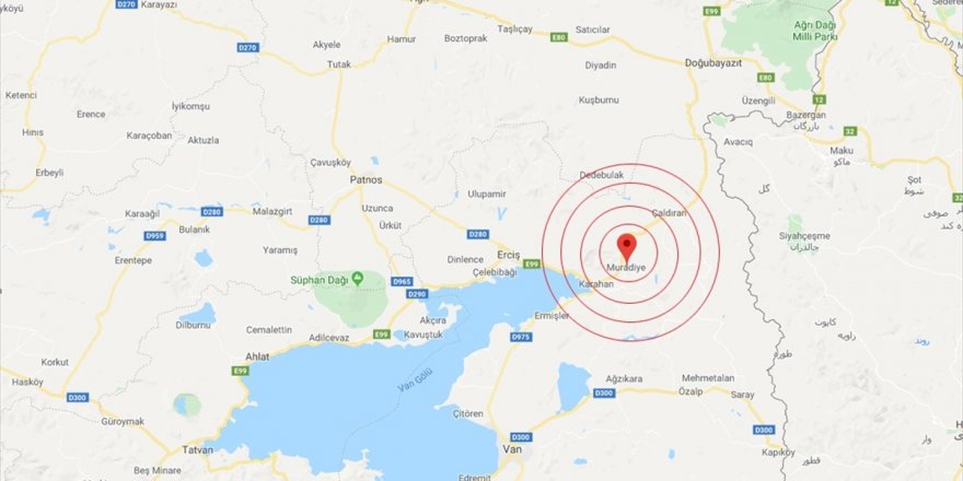 Van'da 4 Büyüklüğünde Deprem