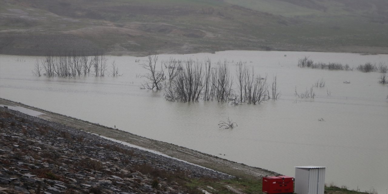 Tekirdağ'da Naip Barajı'nın Su Seviyesi Son Yağışlarla Yükseldi
