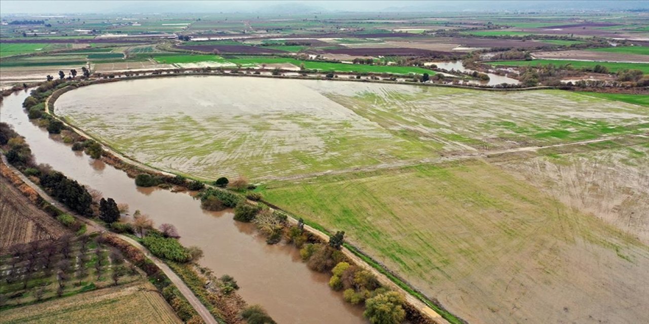 Büyük Menderes Nehri Yağmur Sularıyla Güçlendi