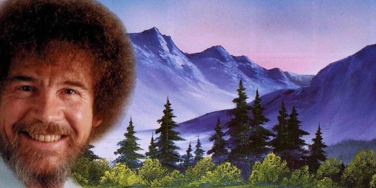 Ressam Bob Ross’un Canlı Yayında Yaptığı 3 Tablosu, 43 Milyon Liraya Satıldı
