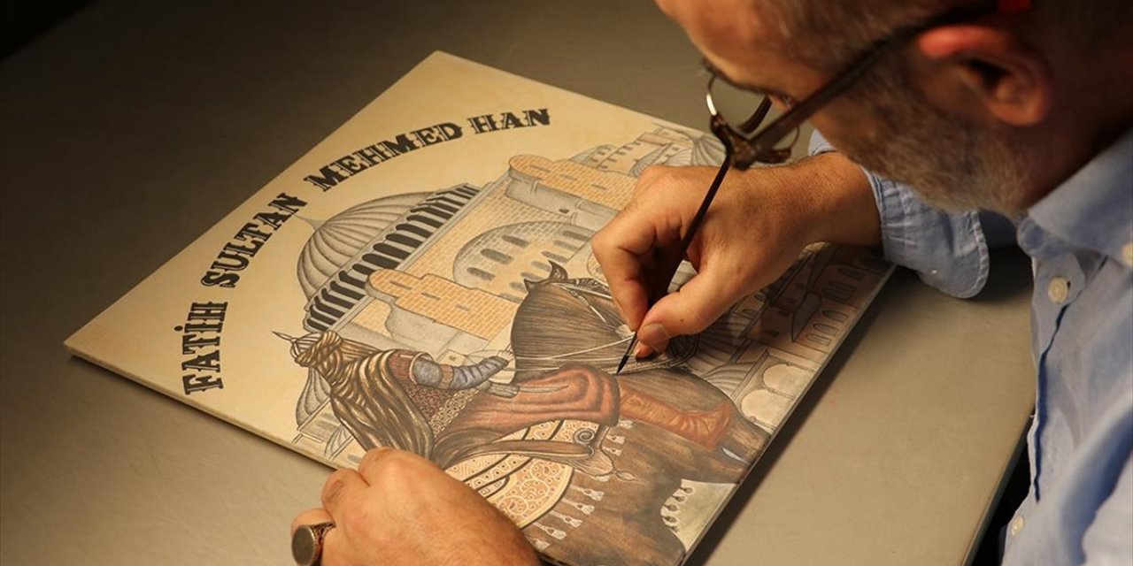 Türk Tarihini 27 Metrelik Çini Eserle Anlattı