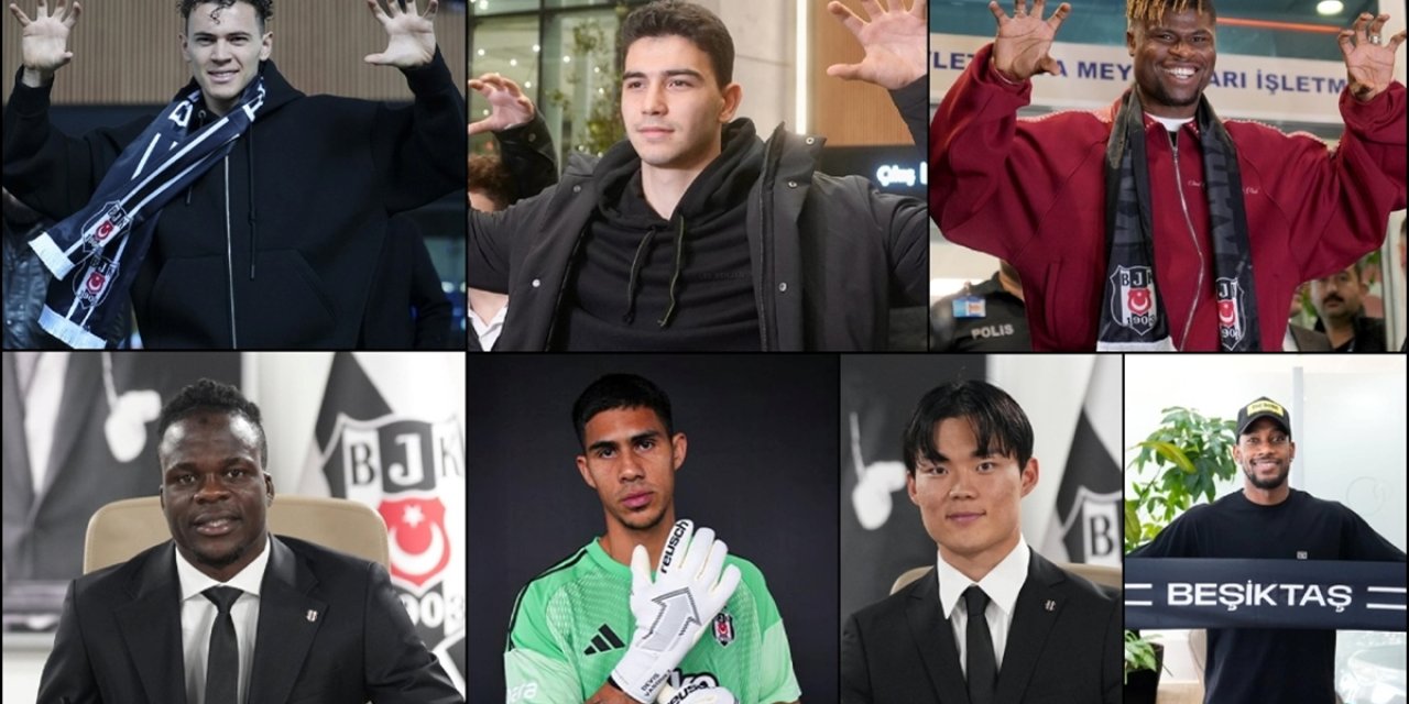 Beşiktaş'ta "Değişim" 7 Yeni İsimle Sürdü