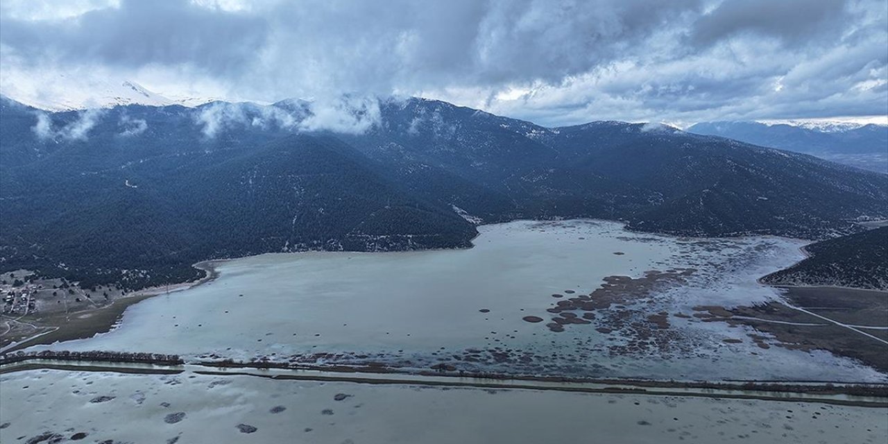Yaz Aylarında Kuruyan Avlan Gölü, Yağışların Ardından Yeniden Su Tuttu